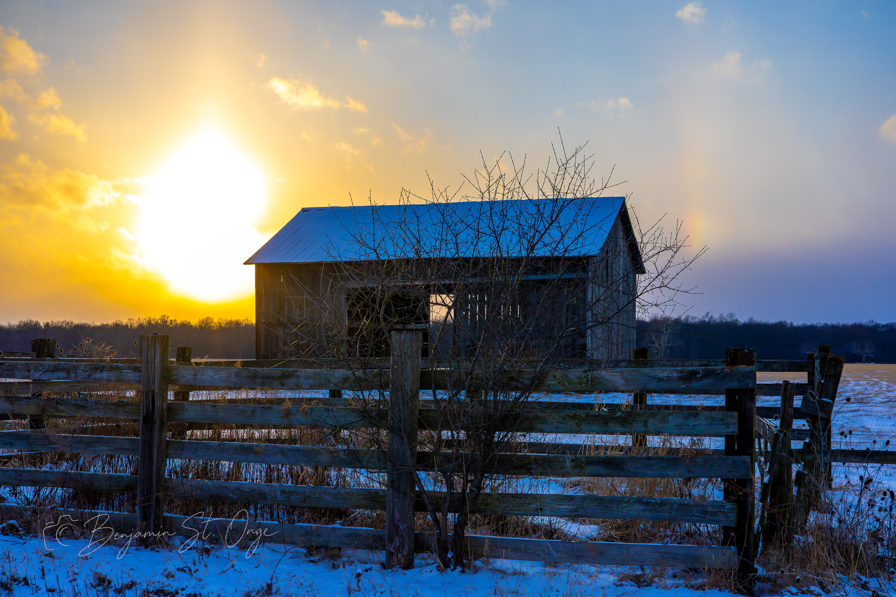 Barn Sunset